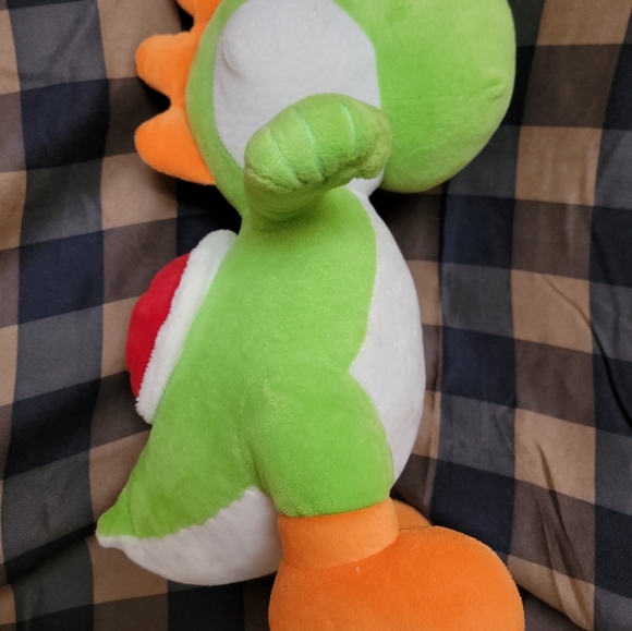 Super Mario Yoshi Soft Plush Green 16"tall - Picture 9 of 12